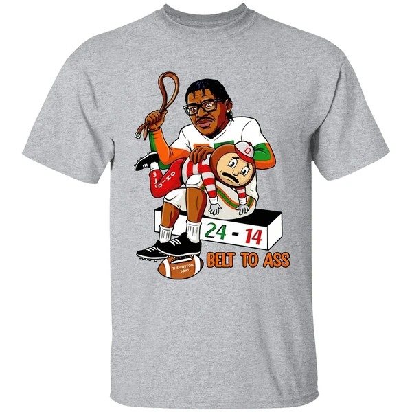 Miami Hurricanes Belt To Ass Ohio State Buckeyes 24 14 To Win Cotton Bowl 2025 Shirt - Image 9