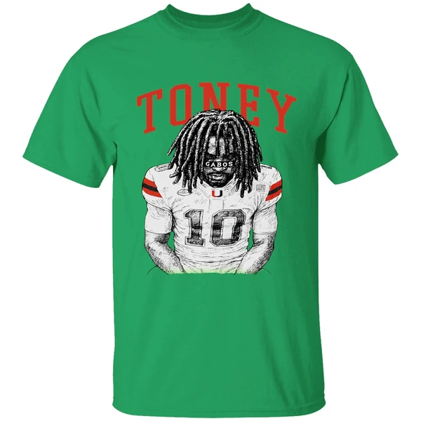 Miami Hurricanes Gabos Malachi Toney Shirt - Image 2