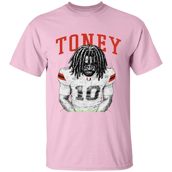 Miami Hurricanes Gabos Malachi Toney Shirt - Image 3