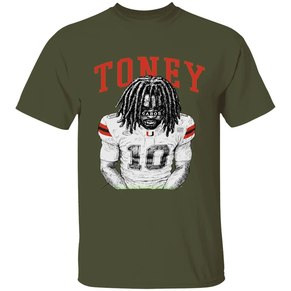 Miami Hurricanes Gabos Malachi Toney Shirt - Image 4
