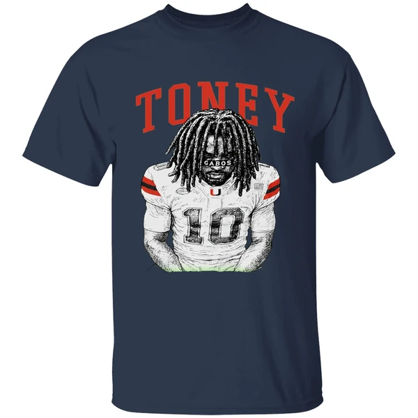 Miami Hurricanes Gabos Malachi Toney Shirt - Image 5