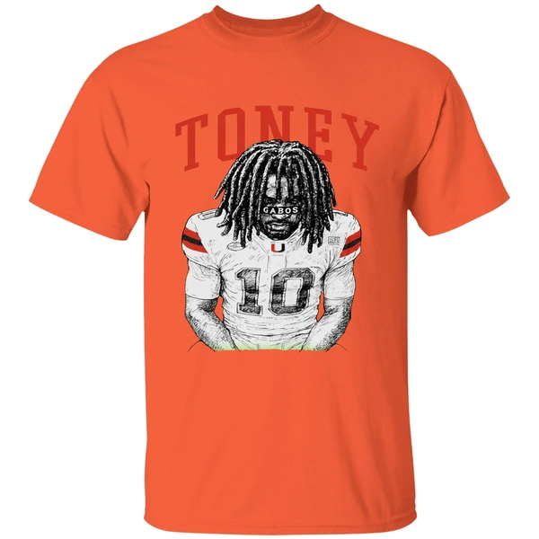 Miami Hurricanes Gabos Malachi Toney Shirt - Image 6