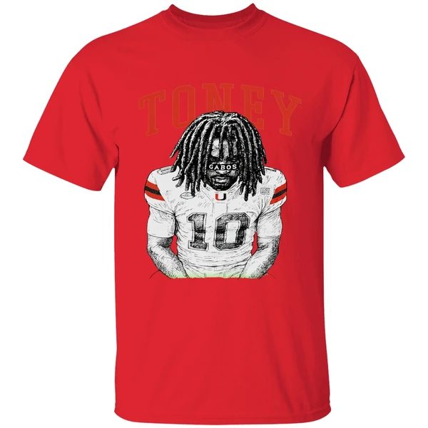 Miami Hurricanes Gabos Malachi Toney Shirt - Image 7