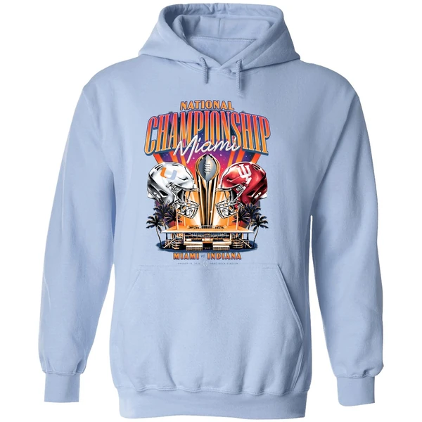 Miami Hurricanes Vs Indiana Hoosiers National Championship College Football Hoodie - Image 4