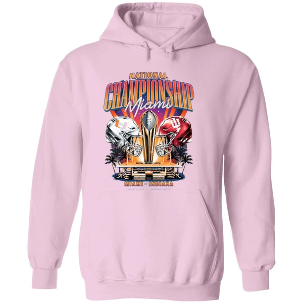 Miami Hurricanes Vs Indiana Hoosiers National Championship College Football Hoodie - Image 5