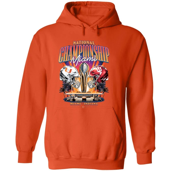 Miami Hurricanes Vs Indiana Hoosiers National Championship College Football Hoodie - Image 6