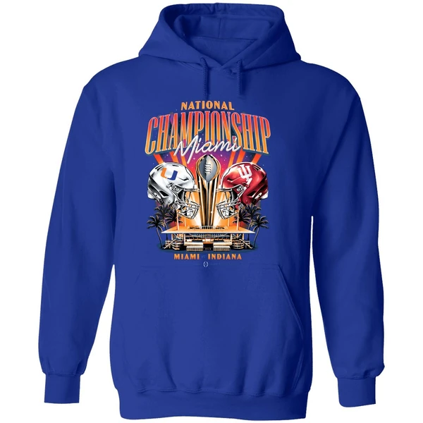 Miami Hurricanes Vs Indiana Hoosiers National Championship College Football Hoodie - Image 7