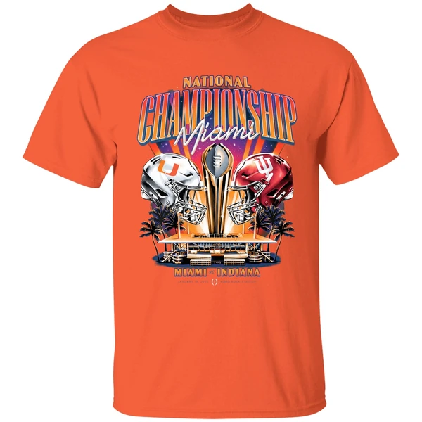 Miami Hurricanes Vs Indiana Hoosiers National Championship College Football Shirt - Image 6