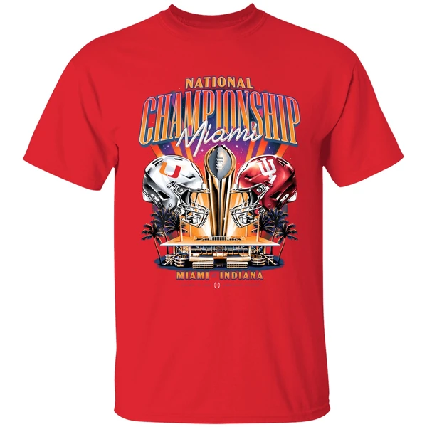 Miami Hurricanes Vs Indiana Hoosiers National Championship College Football Shirt - Image 7