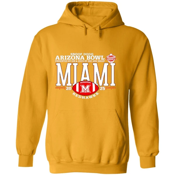 Miami Redhawks 2025 Arizona Bowl Football Hoodie