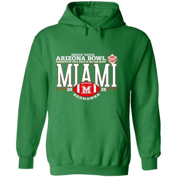 Miami Redhawks 2025 Arizona Bowl Football Hoodie - Image 2