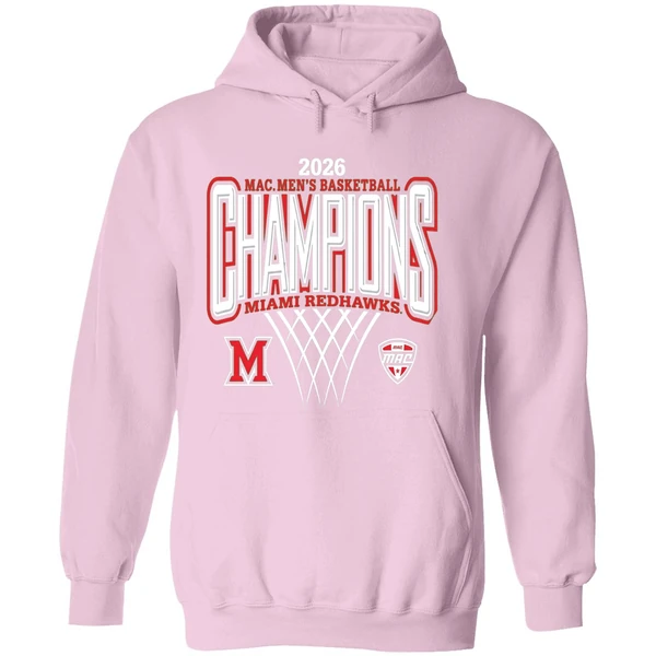 Miami Redhawks 2026 Mac Mens Basketball Champions Hoodie - Image 5