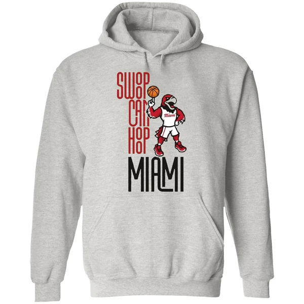 Miami Redhawks Swoop Can Hoop Miami Hoodie - Image 9