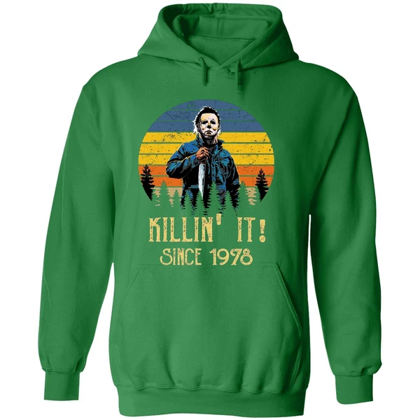 Michael Myers Killing It Since 1978 Hoodie - Image 2
