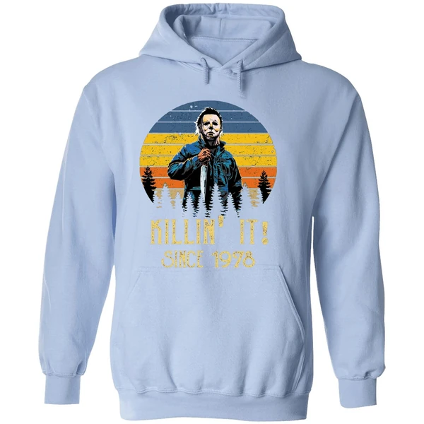 Michael Myers Killing It Since 1978 Hoodie - Image 4