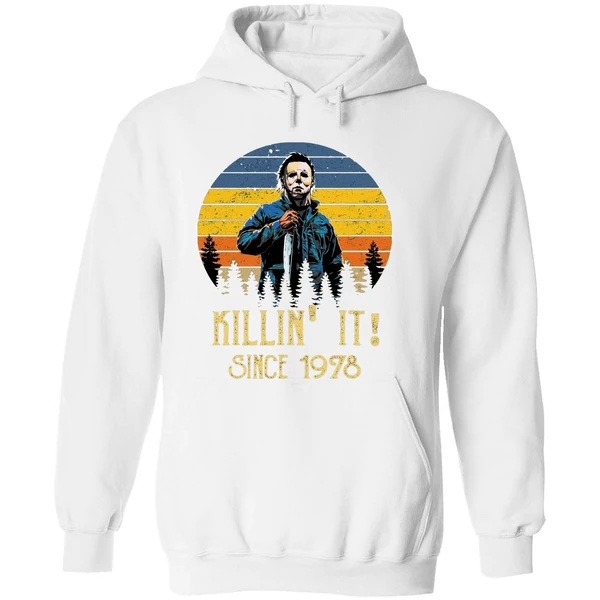 Michael Myers Killing It Since 1978 Hoodie - Image 8