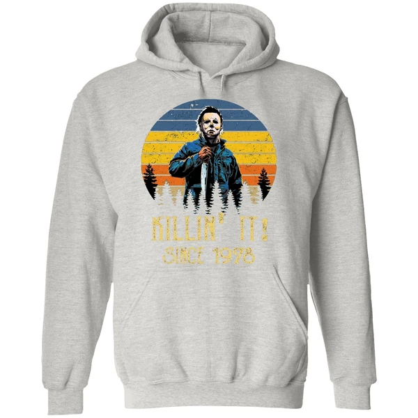 Michael Myers Killing It Since 1978 Hoodie - Image 9