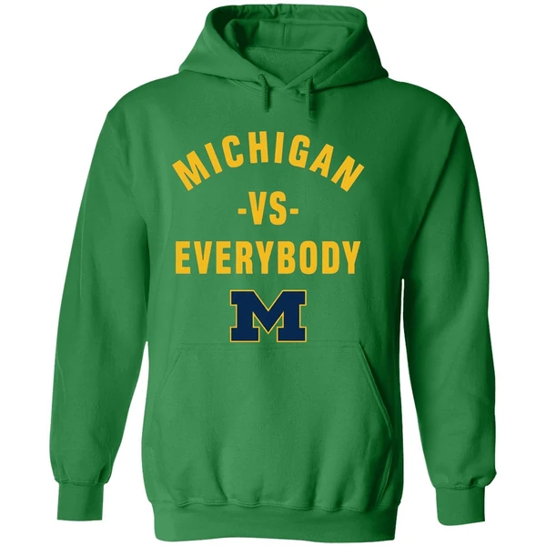 Michigan Vs Everybody Hoodie - Image 2