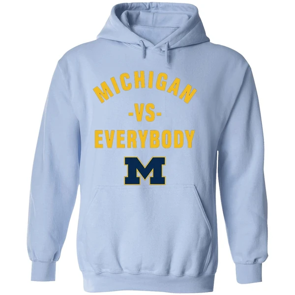 Michigan Vs Everybody Hoodie - Image 4
