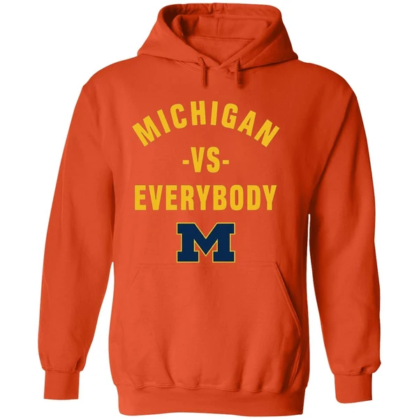 Michigan Vs Everybody Hoodie - Image 6