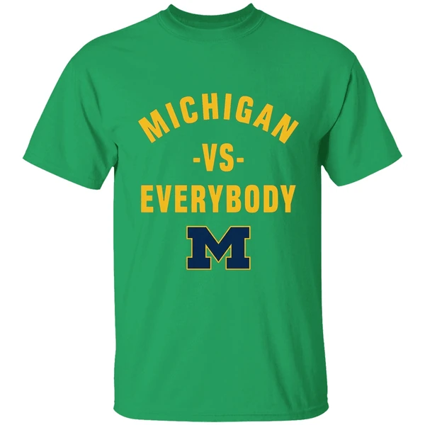 Michigan Vs Everybody Shirt - Image 2