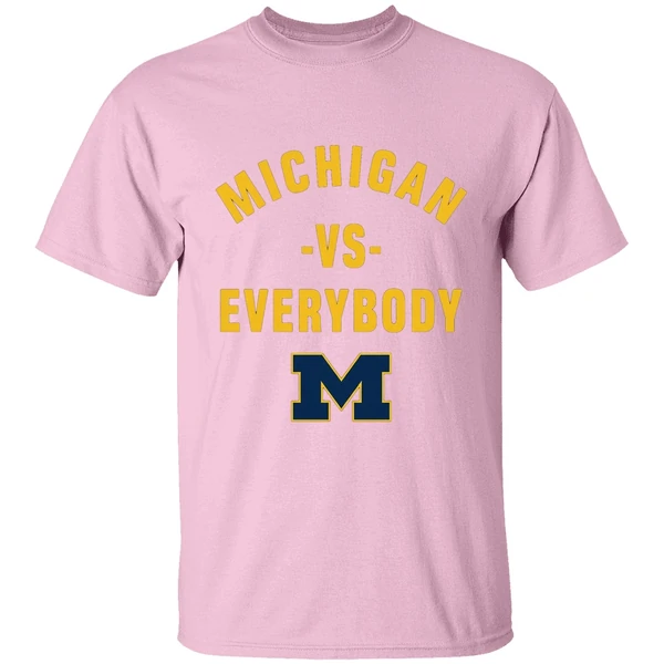 Michigan Vs Everybody Shirt - Image 3
