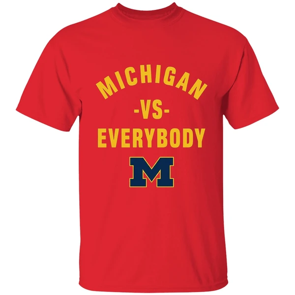 Michigan Vs Everybody Shirt - Image 7