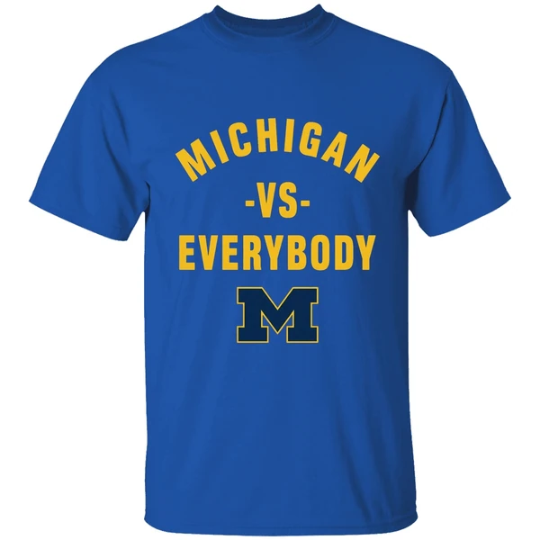 Michigan Vs Everybody Shirt - Image 8