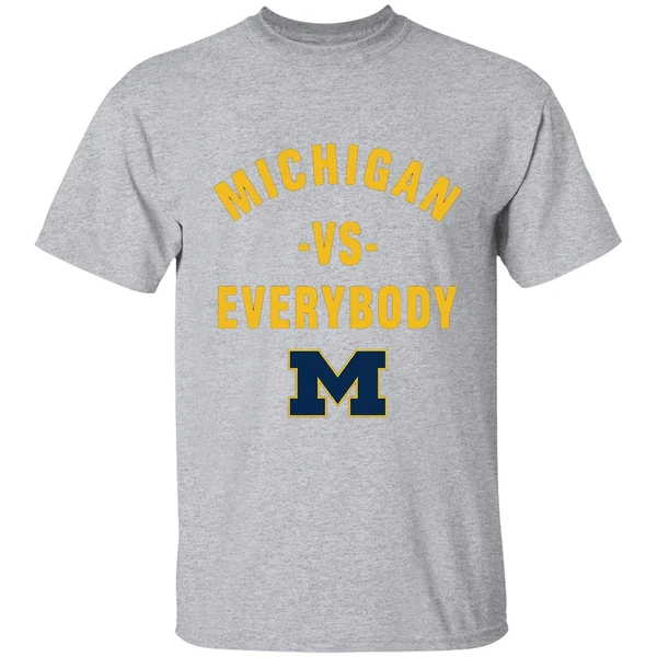 Michigan Vs Everybody Shirt - Image 9