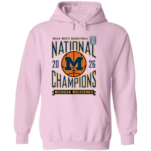 Michigan Wolverines 2026 Ncaa D1 Mens Basketball National Champions Hoodie - Image 5