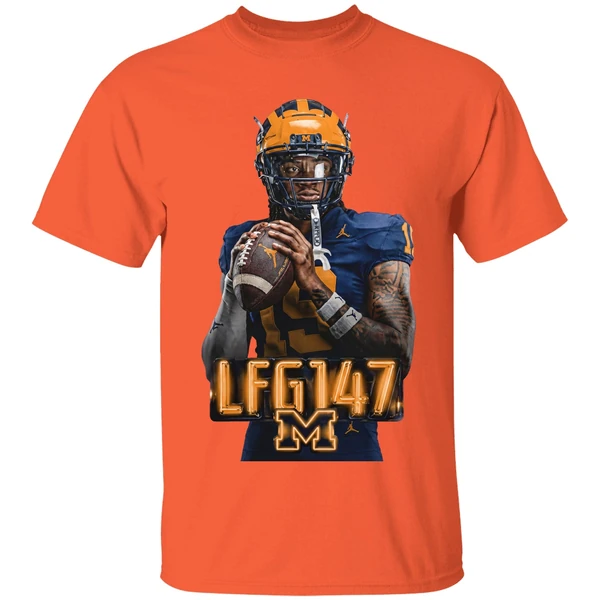 Michigan Wolverines Bryce Underwood Lfg147 Is Back 2026 Shirt - Image 6
