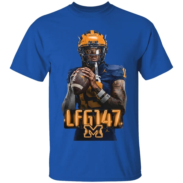 Michigan Wolverines Bryce Underwood Lfg147 Is Back 2026 Shirt - Image 8