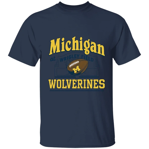 Michigan Wolverines Football At Wrigley Field Shirt - Image 4