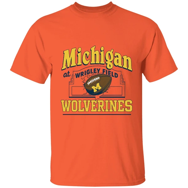 Michigan Wolverines Football At Wrigley Field Shirt - Image 5