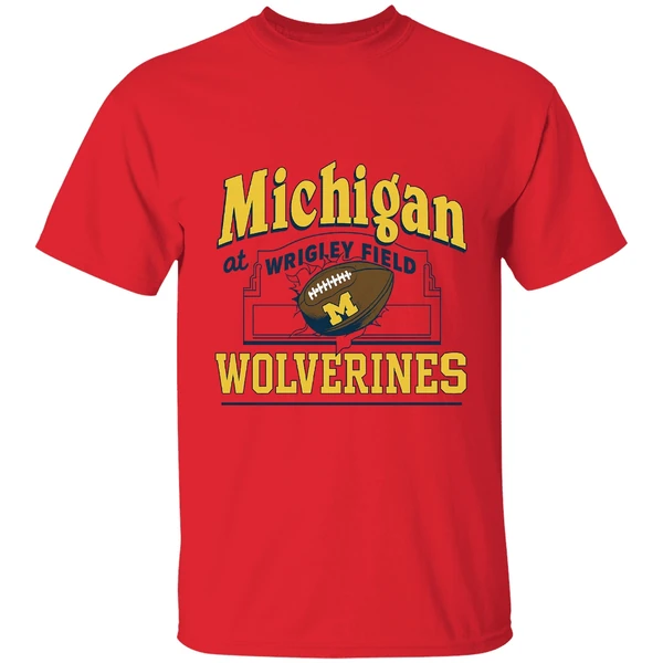 Michigan Wolverines Football At Wrigley Field Shirt - Image 6