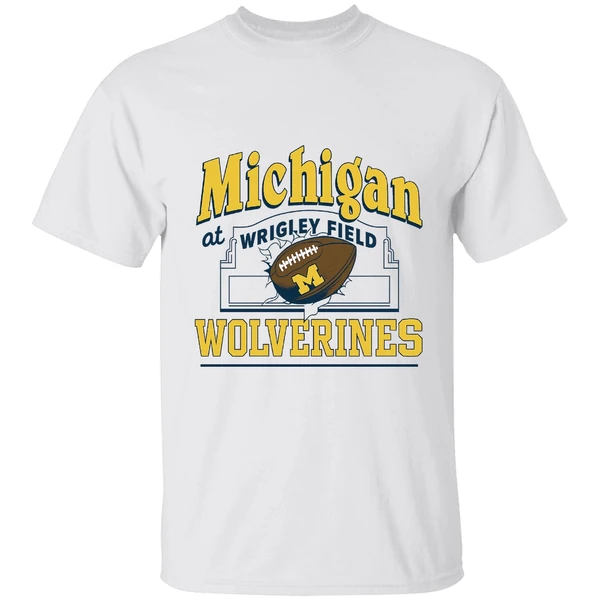 Michigan Wolverines Football At Wrigley Field Shirt - Image 9