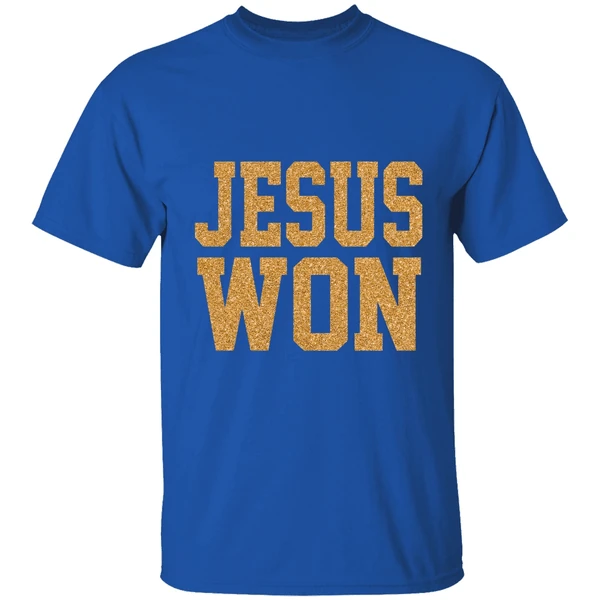 Michigan Wolverines Jesus Won Cross Shirt - Image 8