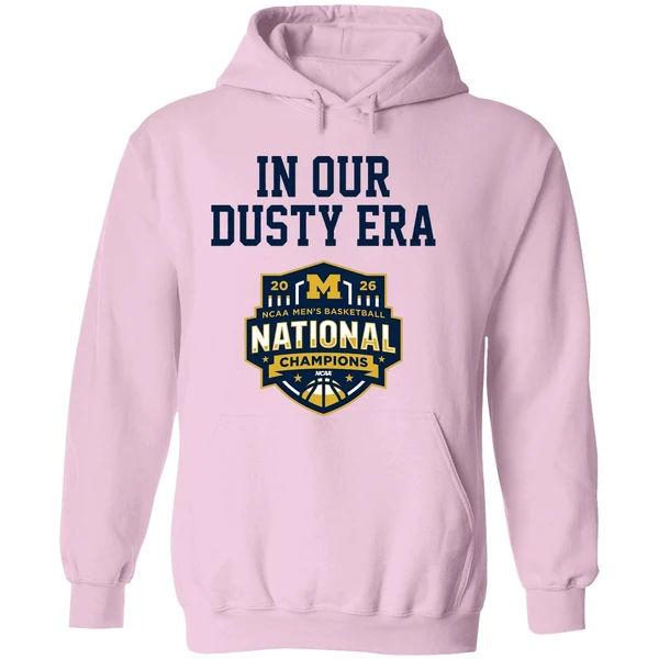 Michigan Wolverines Mens Basketball 2026 National Champions In Our Dusty Era Hoodie - Image 5
