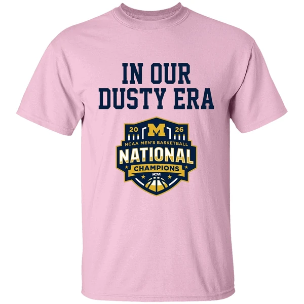 Michigan Wolverines Mens Basketball 2026 National Champions In Our Dusty Era Shirt - Image 2