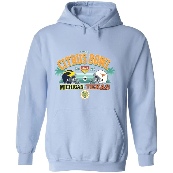 Michigan Wolverines Vs Texas Longhorns Ncaa Division I Fbs Cheez It Citrus Bowl 2025 Hoodie - Image 4