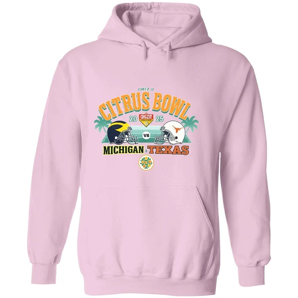 Michigan Wolverines Vs Texas Longhorns Ncaa Division I Fbs Cheez It Citrus Bowl 2025 Hoodie - Image 5