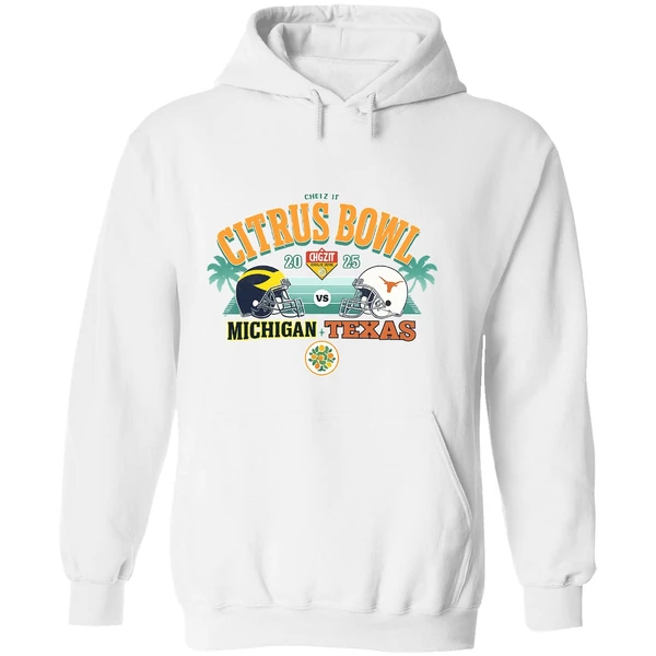 Michigan Wolverines Vs Texas Longhorns Ncaa Division I Fbs Cheez It Citrus Bowl 2025 Hoodie - Image 8