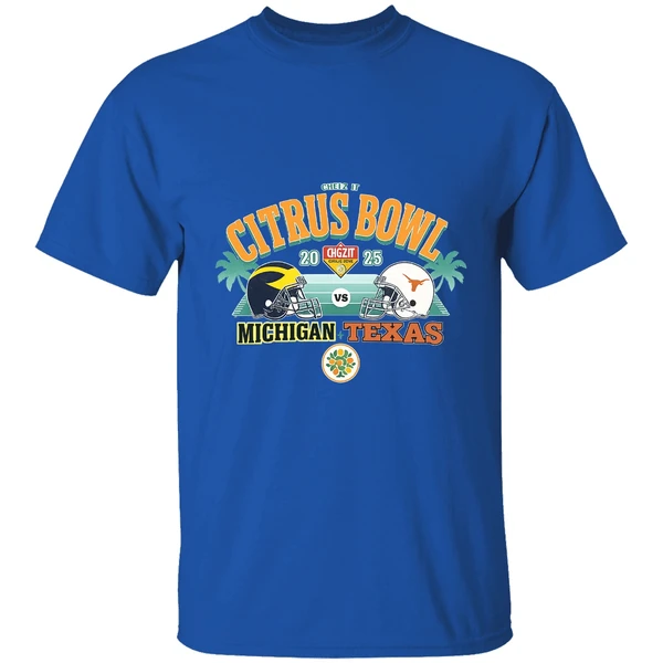 Michigan Wolverines Vs Texas Longhorns Ncaa Division I Fbs Cheez It Citrus Bowl 2025 Shirt - Image 5