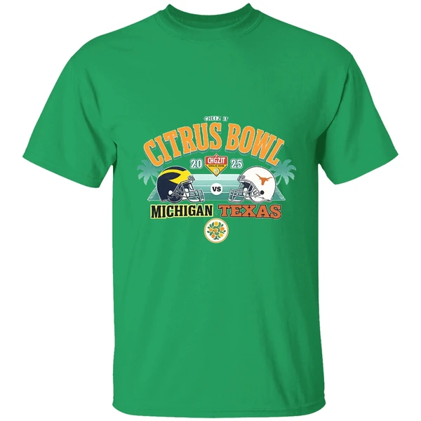Michigan Wolverines Vs Texas Longhorns Ncaa Division I Fbs Cheez It Citrus Bowl 2025 Shirt - Image 8