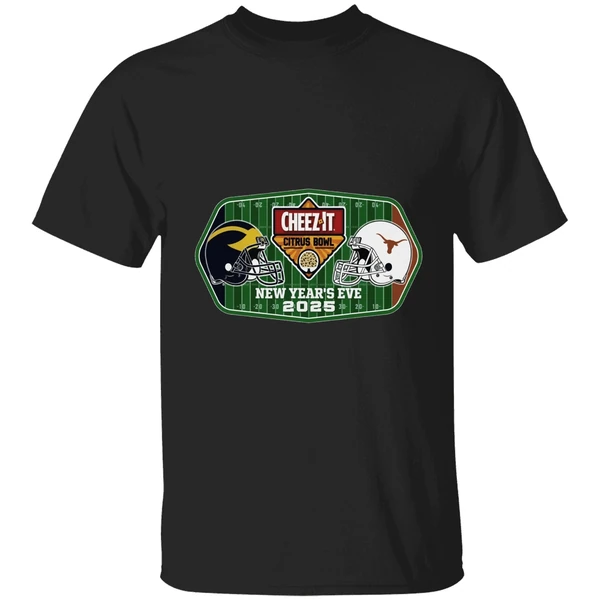 Michigan Wolverines Vs Texas Longhorns New Years Eve 2025 Citrus Bowl 2 Team Shirt
