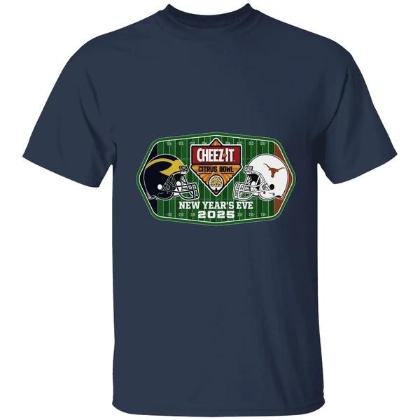 Michigan Wolverines Vs Texas Longhorns New Years Eve 2025 Citrus Bowl 2 Team Shirt - Image 5