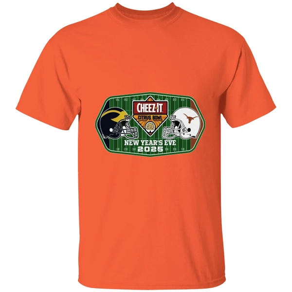 Michigan Wolverines Vs Texas Longhorns New Years Eve 2025 Citrus Bowl 2 Team Shirt - Image 6