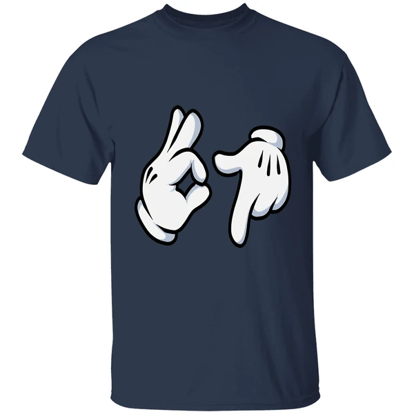 Mickey 67 Cartoon Hand Gestures Shirt - Image 4