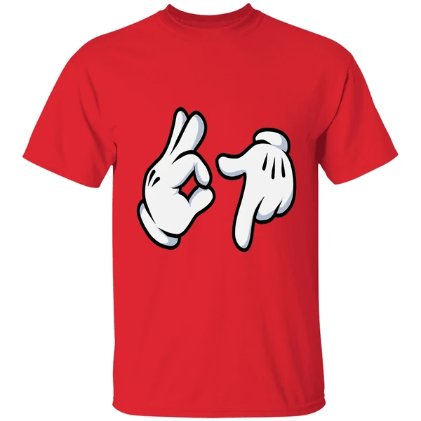 Mickey 67 Cartoon Hand Gestures Shirt - Image 6