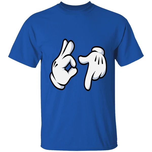Mickey 67 Cartoon Hand Gestures Shirt - Image 7